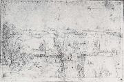 Albrecht Durer The Wire-Drawing Mill on the pegnita oil painting on canvas